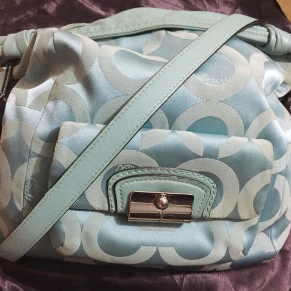 Coach Kristen Black Hobo Shoulder Bag 14761. Includes both straps 1 crossbody - Picture 2 of 3